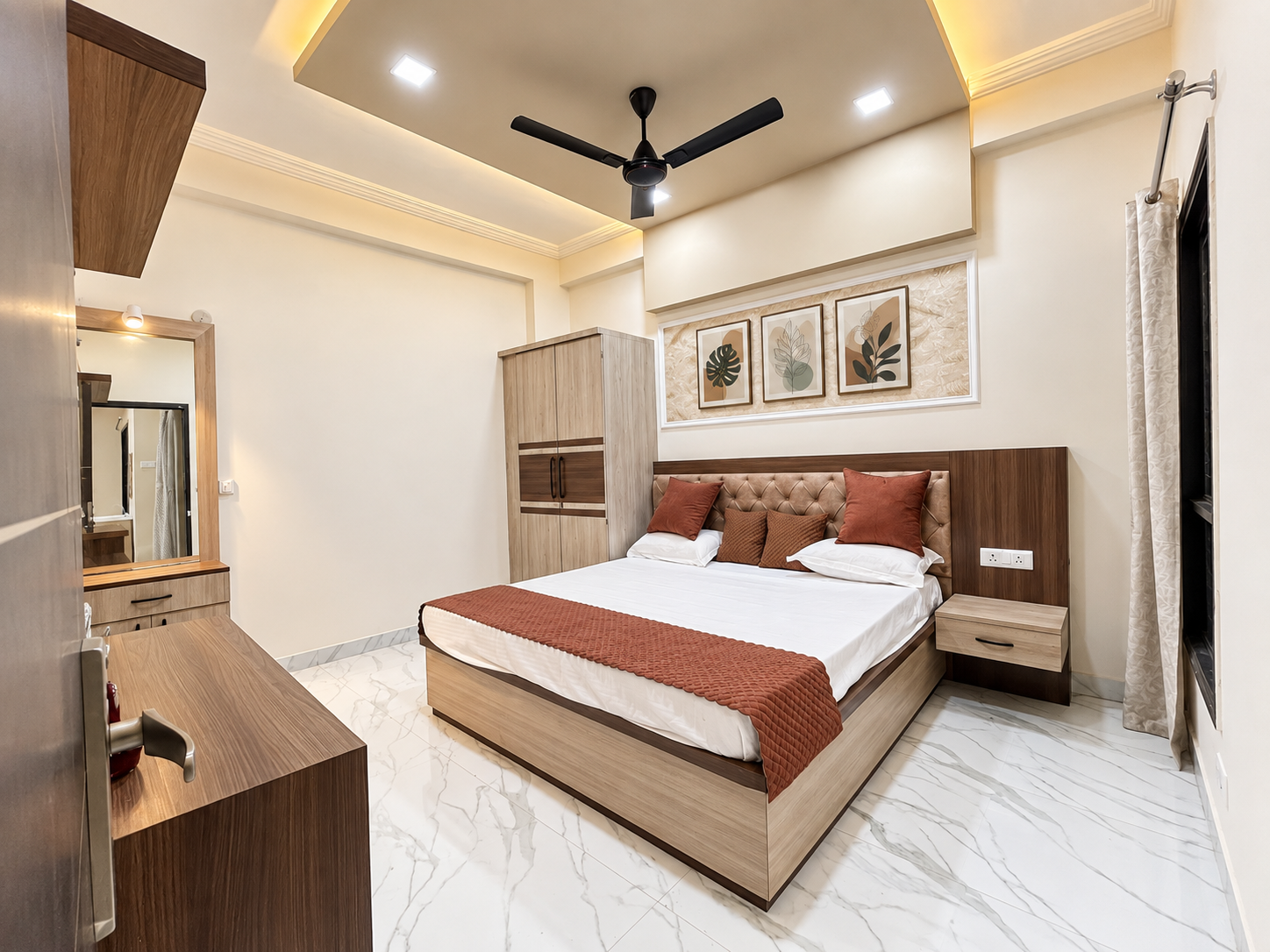 2 BHK apartment interior at Baghban Greens Kanpur