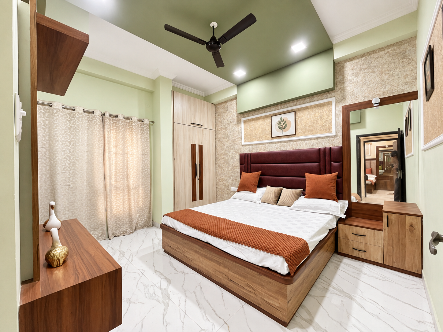 2 BHK Flat - Master bedroom - alternate angle
