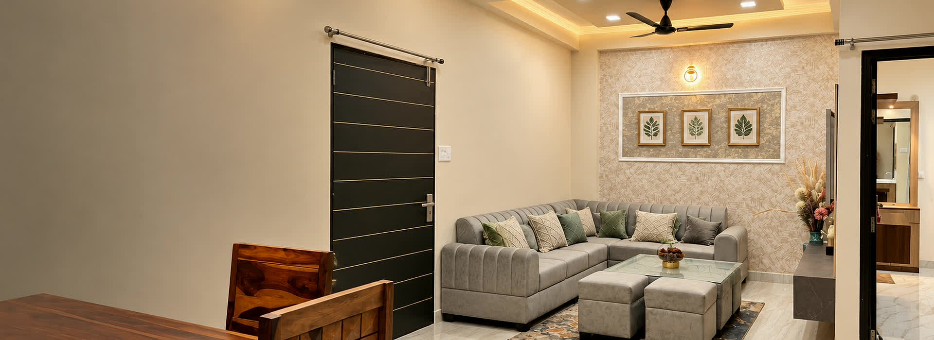 Welcoming interior of a Baghban Greens residence
